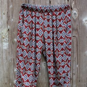 Bobeau Tribal Print Trousers
